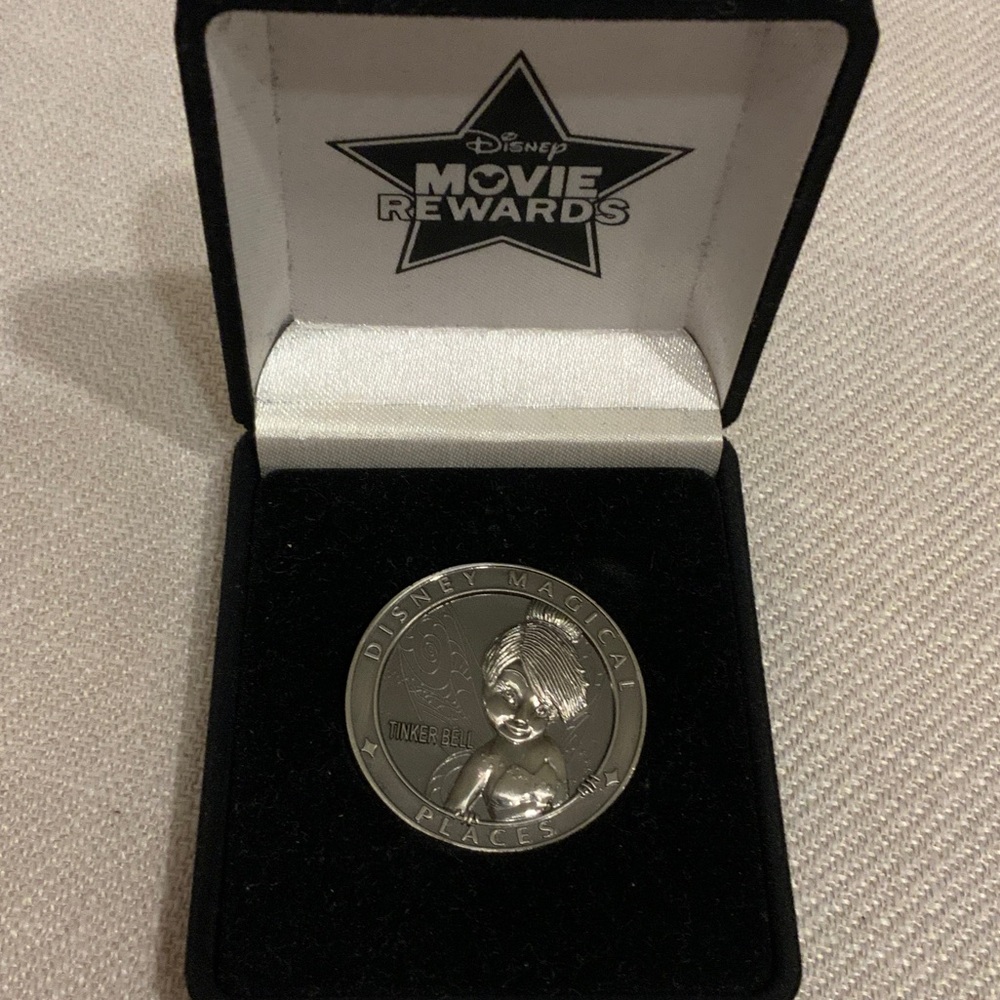 Disney Magical Places Silver Coin with Tinker Bell